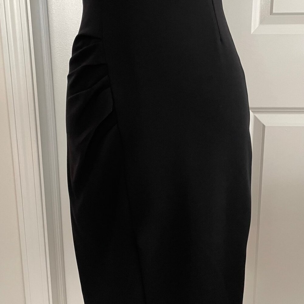 MAX MARA STUDIO BLACK WOOL SHEATH DRESS - SIZE 2 - Picture 8 of 10